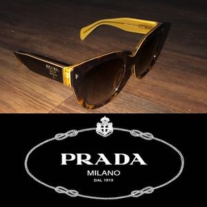 LIKE NEW! PRADA Tortoise Sunglasses
